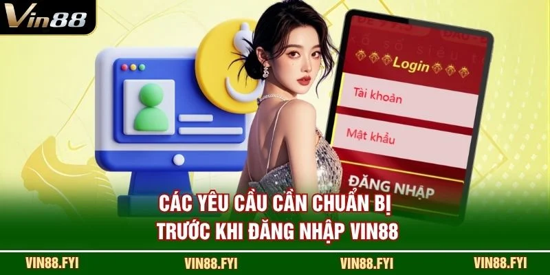 Các yêu cầu cần chuẩn bị trước khi đăng nhập VIN88
