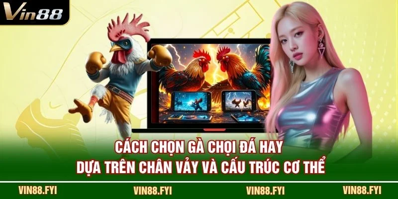 Cách chọn gà chọi đá hay dựa trên chân vảy và cấu trúc cơ thể